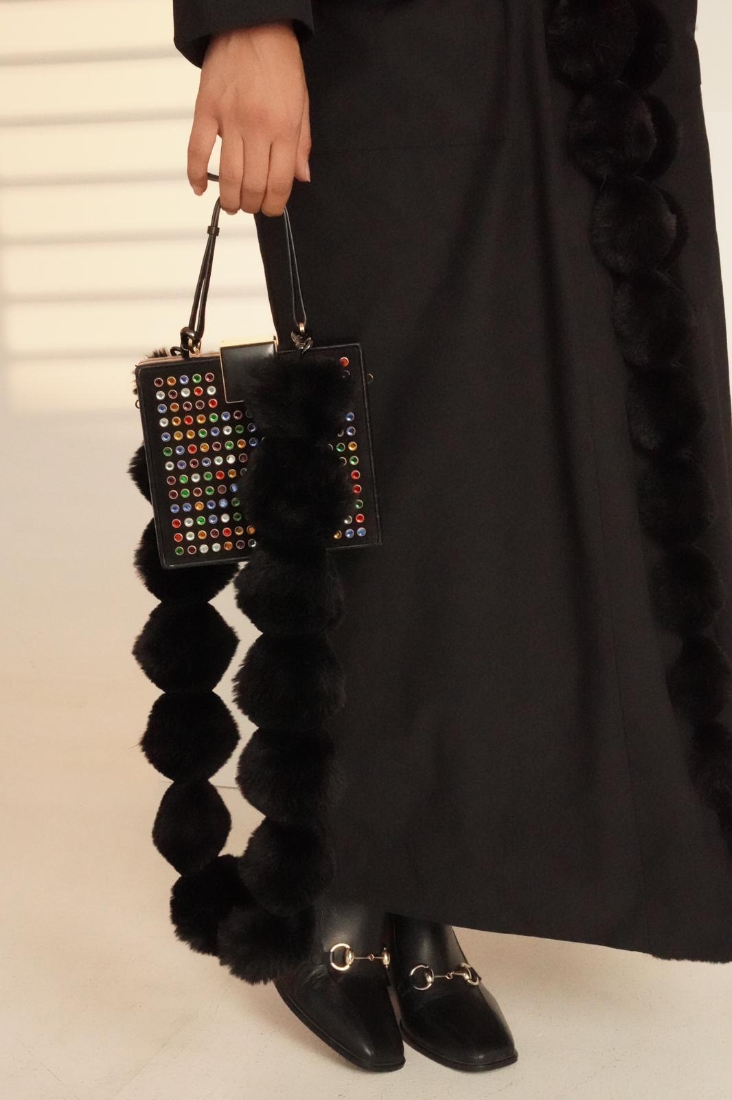 Abaya with fur