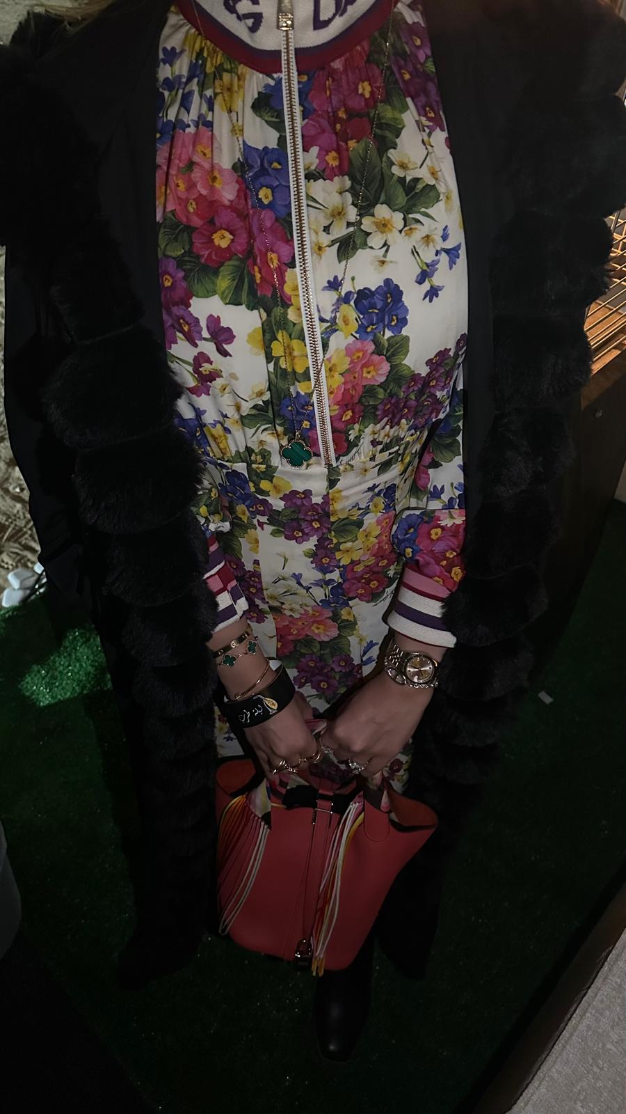 Abaya with fur